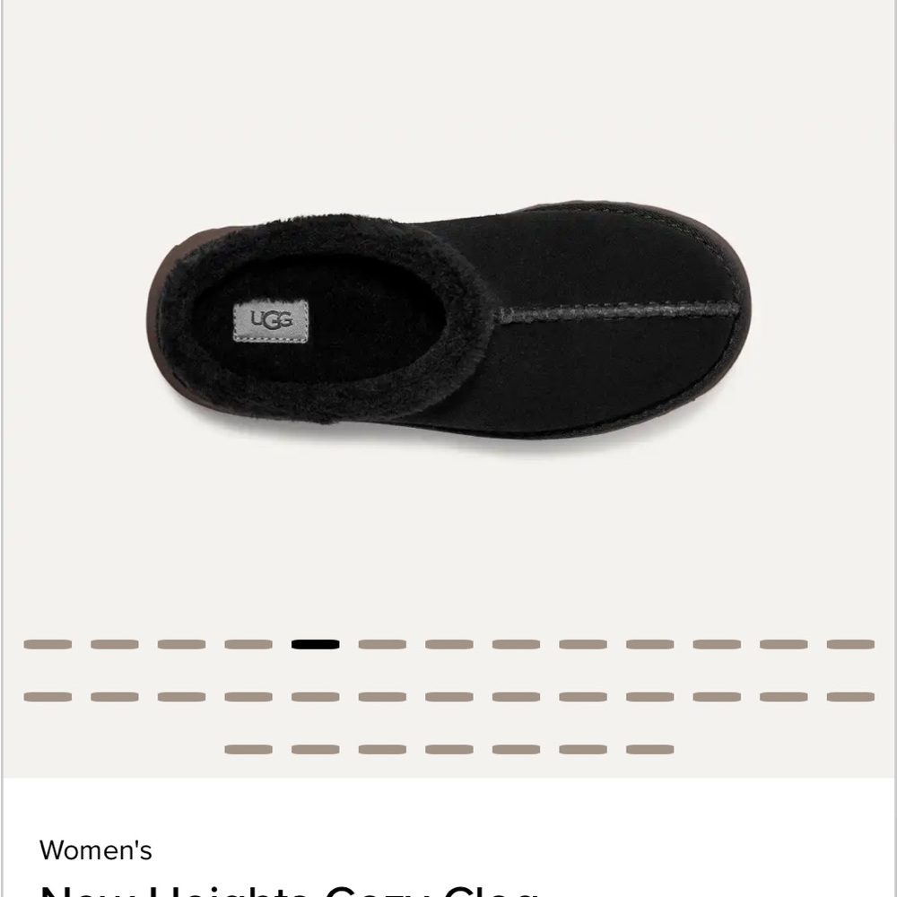 UGG Women's Black Cozy Clog